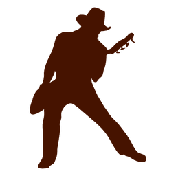Musik Bass Musiker Silhouette PNG-Design
