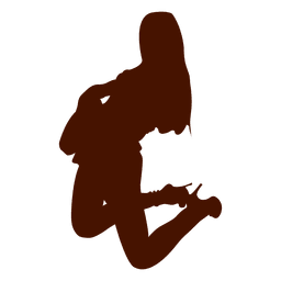 Woman guitar musician silhouette PNG Design