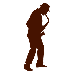 Musician music saxophone silhouette