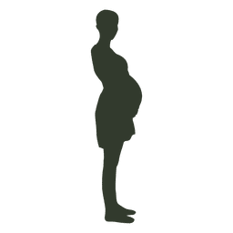 Download Pregnant Woman Silhouette Transparent Png Svg Vector
