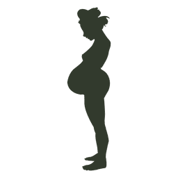 Download Pregnant Woman Silhouette Naked Transparent Png Svg Vector