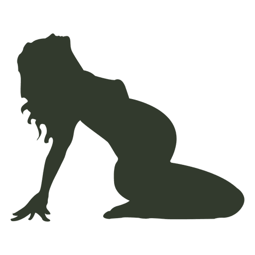 Download Pregnant Woman Silhouette Streching Back Transparent Png Svg Vector File