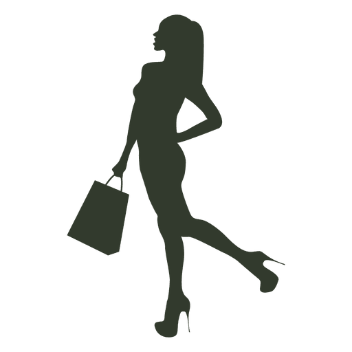 Download Woman shopping bags pose - Transparent PNG & SVG vector file