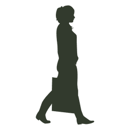 Woman shopping bags walking PNG Design