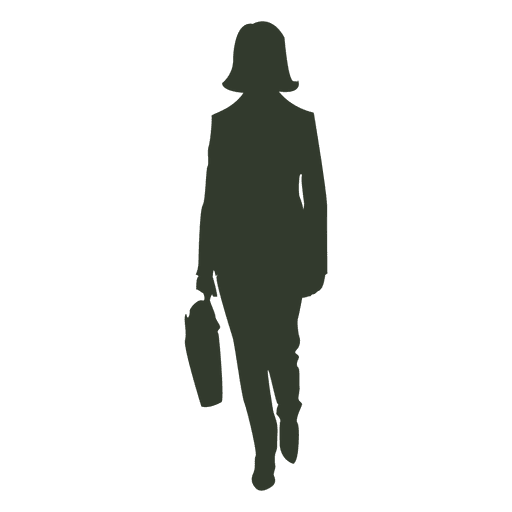 Woman walking pose silhouette - Transparent PNG & SVG vector file
