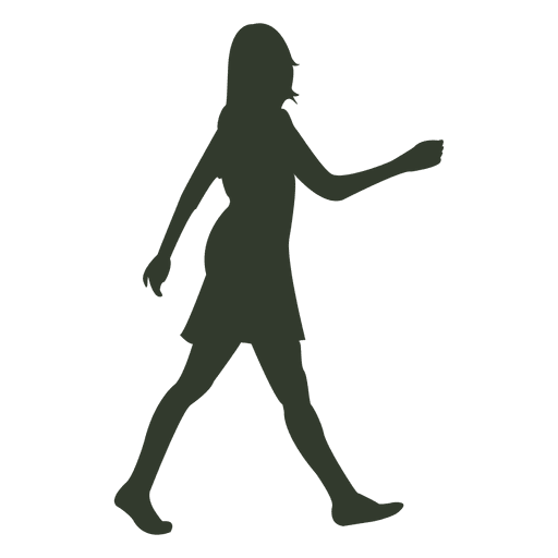 Download Woman walking pose silhouette casual - Transparent PNG ...