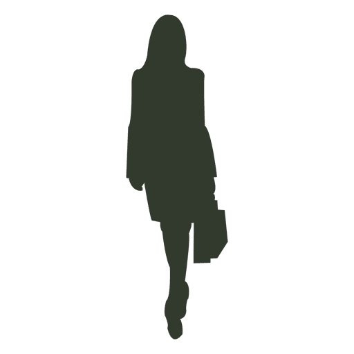 Working woman silhouette