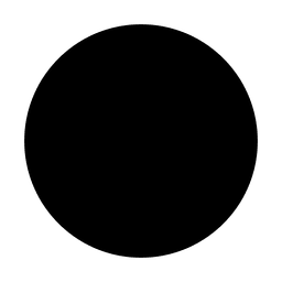 Schwarzer Punkt PNG-Design