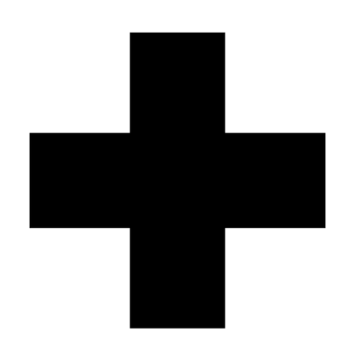 Kreuz oder Plus-Symbol PNG-Design