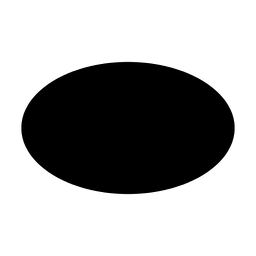 Silhueta de elipse Desenho PNG