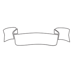Drawn Emblem Ribbon Label PNG & SVG Design For T-Shirts