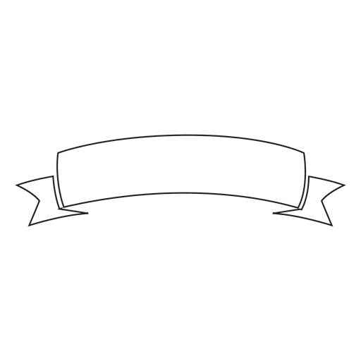 Stroke label emblem ribbon - Transparent PNG & SVG vector file