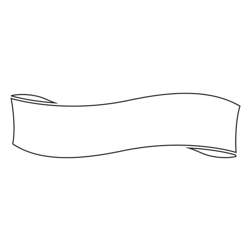 Drawn label ribbon emblem PNG Design