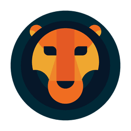 Safari com logotipo do leão circular Desenho PNG
