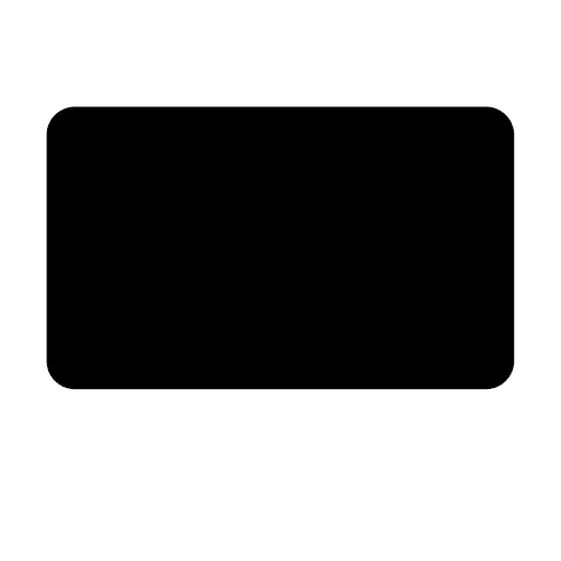 Forma de retângulo preto Desenho PNG