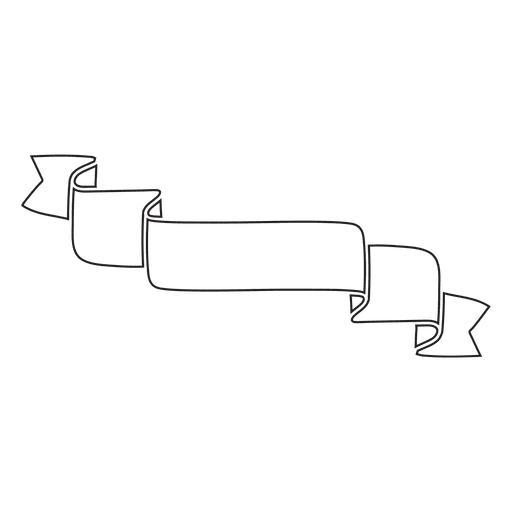 Minimalistisches Farbbandetiketten-Emblem PNG-Design