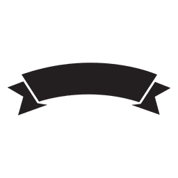Emblema de etiqueta de cinta negra simple Transparent PNG