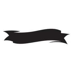 Minimalistisches schwarzes Bandetikettenemblem PNG-Design