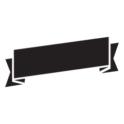 Graues Bandetikettenemblem PNG-Design