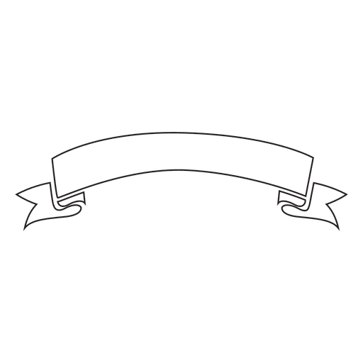 Ribbon emblem for labels PNG Design