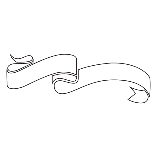 Emblema de etiqueta de fita enrolada Desenho PNG