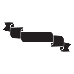 Diagonal ribbon label emblem PNG Design