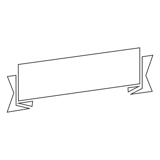 Emblema de etiqueta de cinta geométrica Diseño PNG