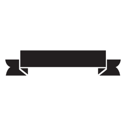 Rectangle ribbon label emblem Transparent PNG