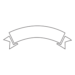 Emblema de etiqueta de fita de linha fina Desenho PNG
