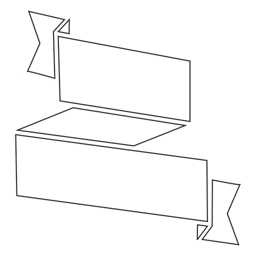 Etiqueta de cinta de línea recta Diseño PNG