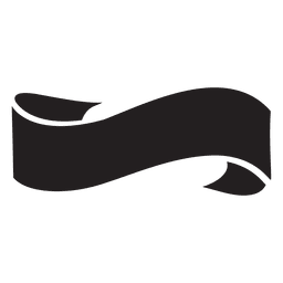 Basic ribbon label emblem