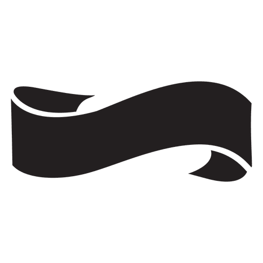 Basic ribbon label emblem - Transparent PNG & SVG vector file