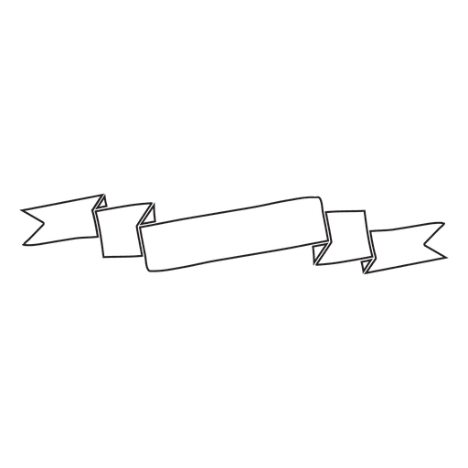 Emblema de rótulo vintage de fita desenhado à mão Desenho PNG