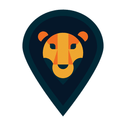 Safari Löwen Logo PNG-Design