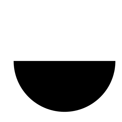 Forma de semicírculo Desenho PNG