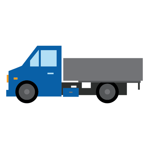 Transporte de camiones laterales Diseño PNG