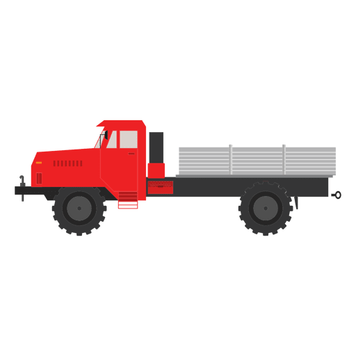 Side truck colorful PNG Design