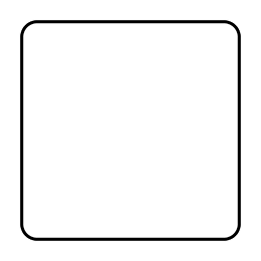 Icono cuadrado redondeado cuadrado Diseño PNG