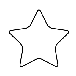Stern runder Stern PNG-Design