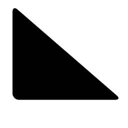 Silueta de forma de triángulo Diseño PNG