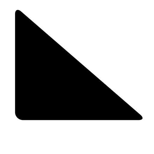 Silhueta em forma de triângulo Desenho PNG
