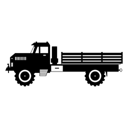 Truck contour PNG Design