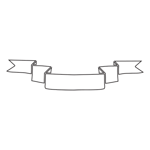 Dibujado a mano cinta vintage etiqueta emblema Diseño PNG