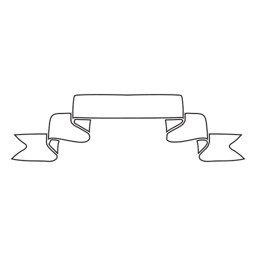 Emblema de etiqueta de cinta vintage de contorno Diseño PNG