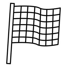 Autorennzeichen Flagge Gewinner PNG-Design