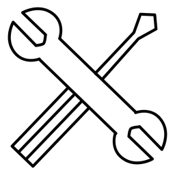 Fix settings fixing tools stroke icon PNG Design