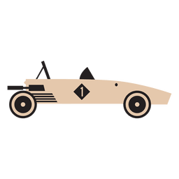 Corridas de carros de corrida plana Desenho PNG