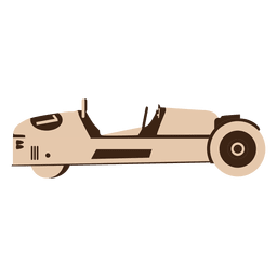 Carreras de autos de carreras retro Diseño PNG