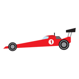 Formula One racing car cartoon PNG Design