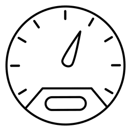 Icono de trazo de carreras de coches de velocidad Diseño PNG